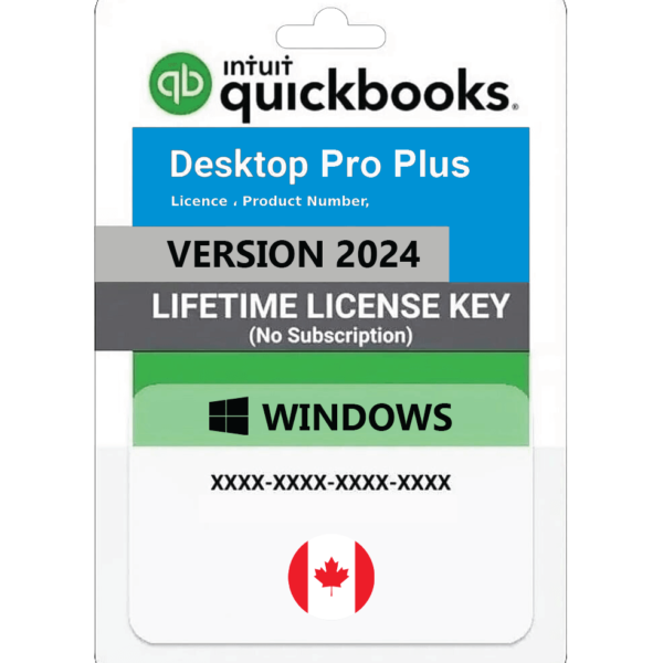 Quickbooks Desktop Pro Plus 2024 | Canadian Version |